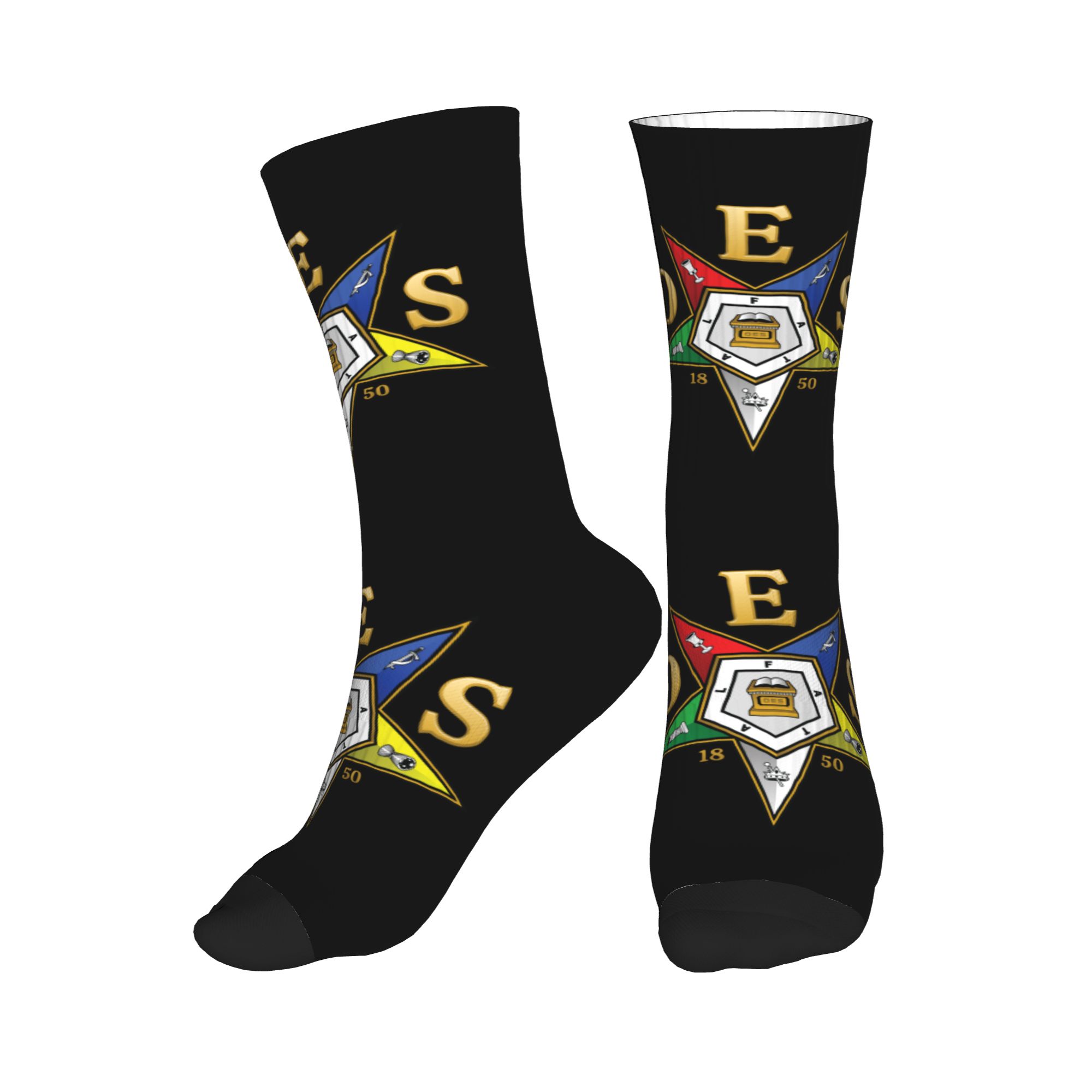 Dress Sock Men - OES Amblemi Doğu Yıldızı Nişanı Erkek
