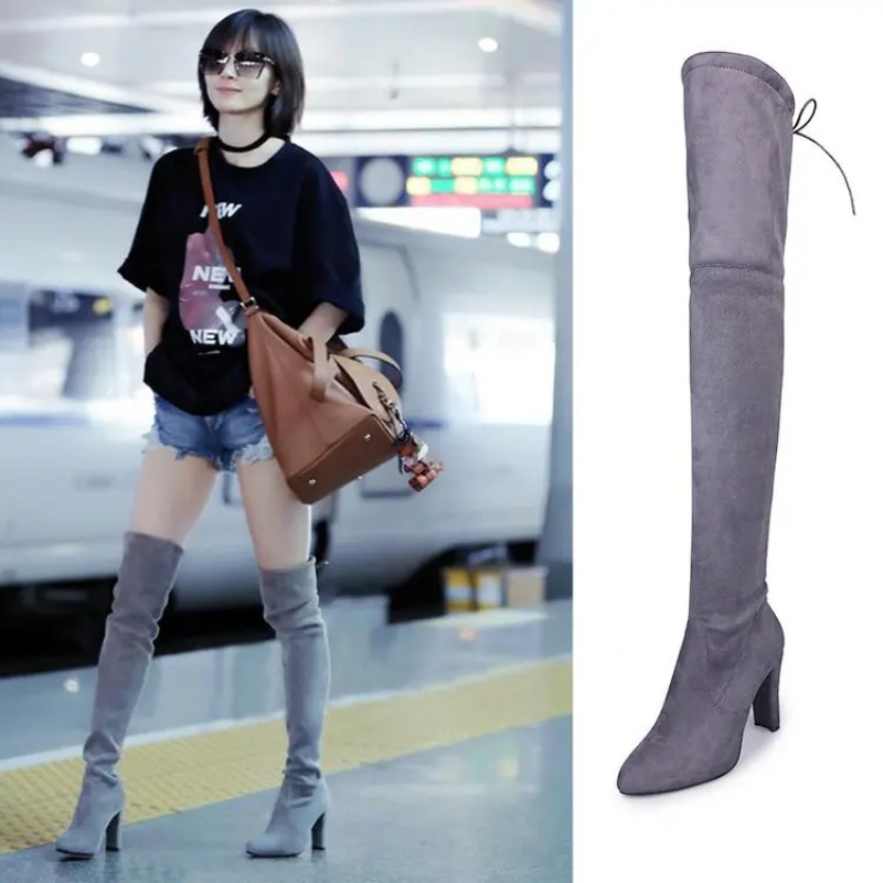 Yeni Avrupa ve Amerikan Stili  - Knee High Sock Women incelemesi ve fiyatı
